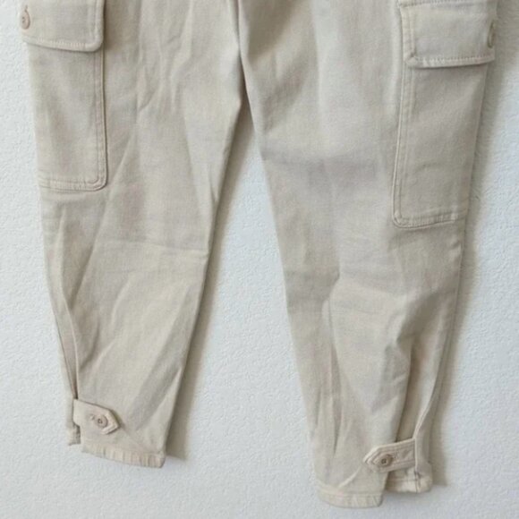 Aritzia Wilfred Free Tan Cream Modern Cargo Pant Size 4 Birch - Picture 3 of 4